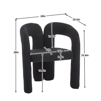 Coolmore Contemporary Designed Accent / Dining Chair With Armrests Home Essentials