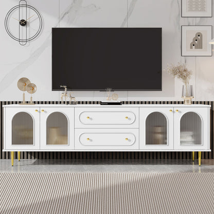 TV Cabinet With 2 Drawers And 2 Cabinets Hearth and Haven