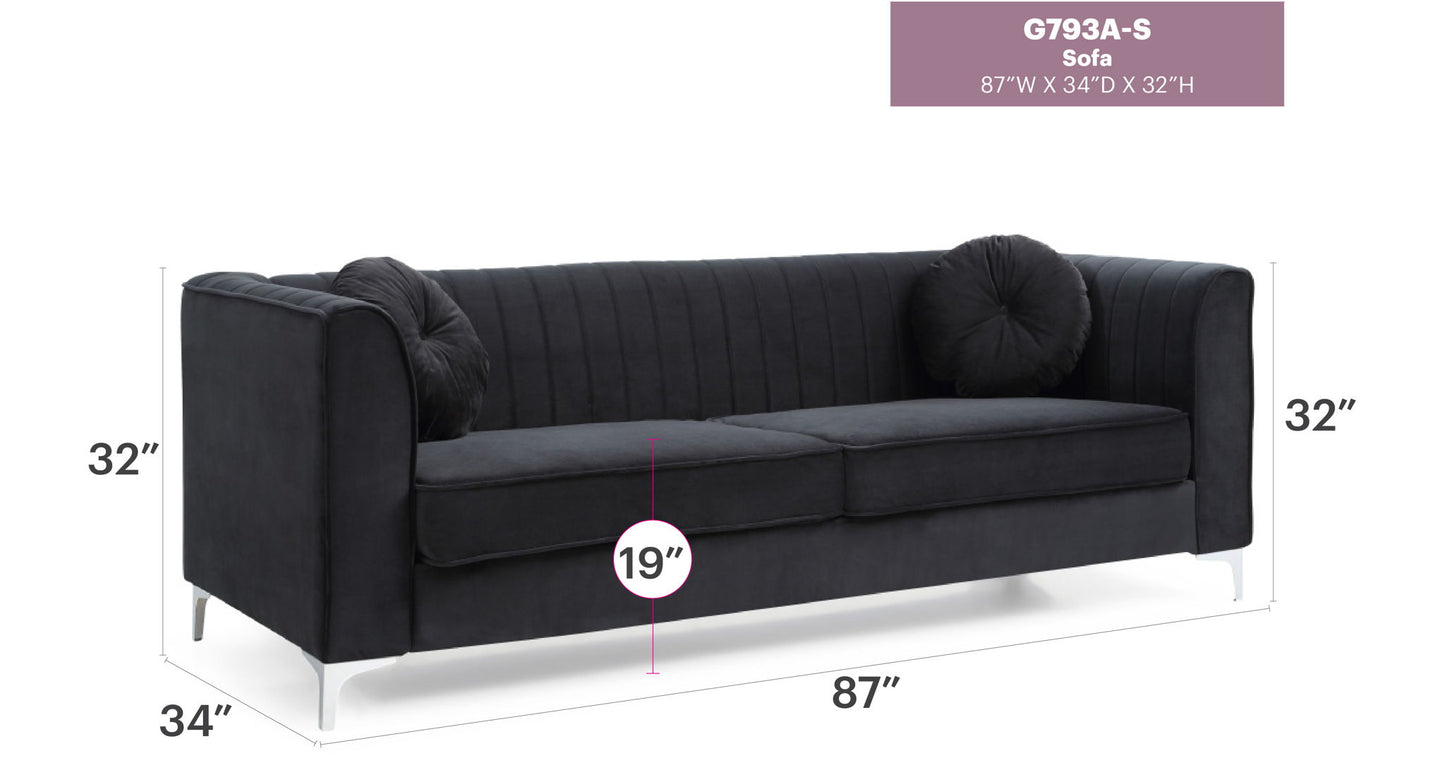 Delray - Micro Suede Sofa Glory Furniture