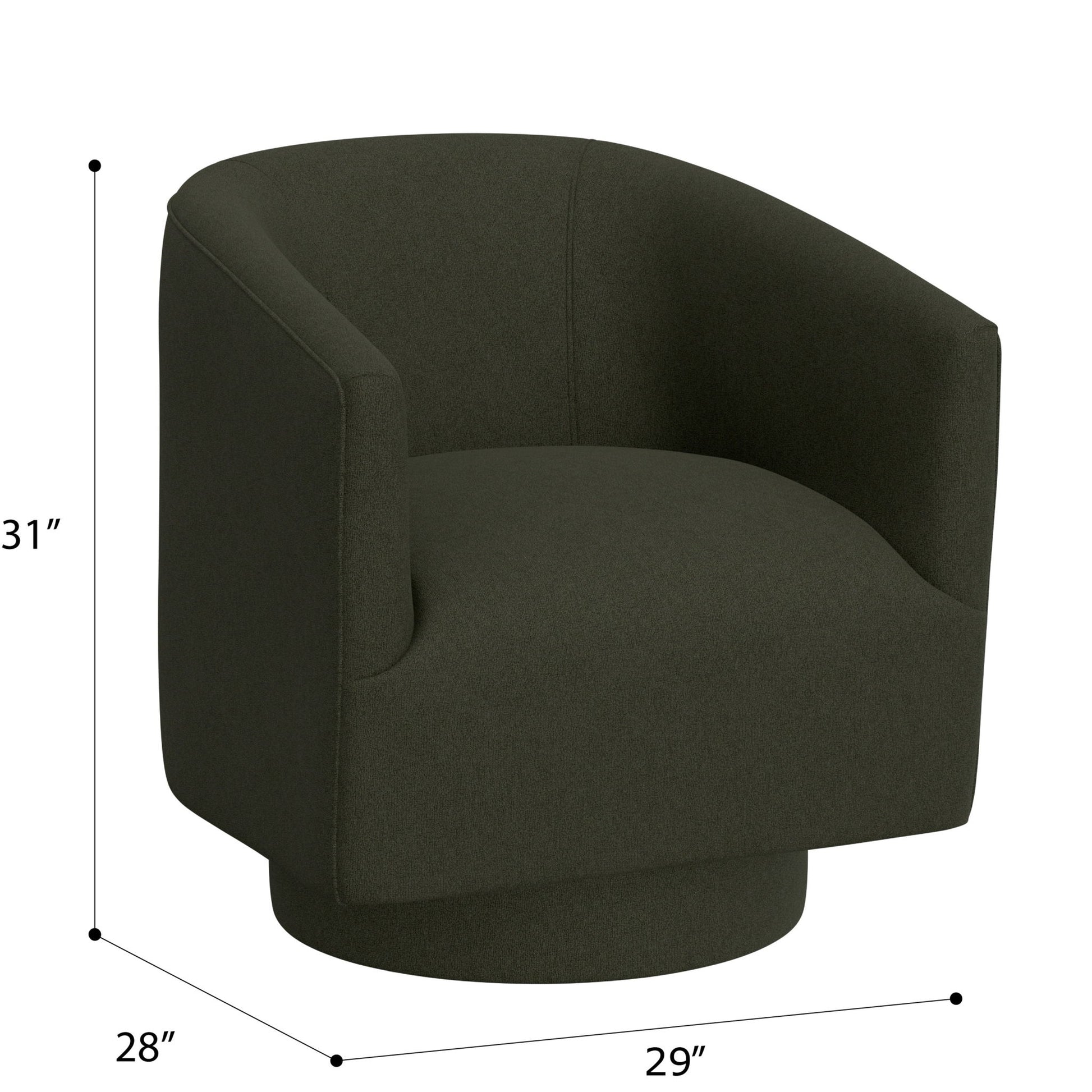 Accent Chair With Swivel Function Emerald Home