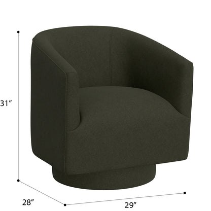 Accent Chair With Swivel Function Emerald Home