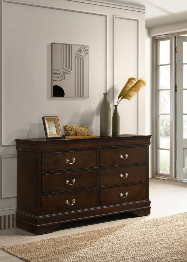 Louis Philippe - Six-Drawer Dresser CoasterEveryday
