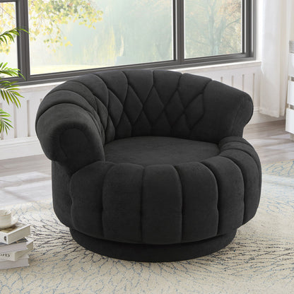 Round Swivel Accent Chair With Rotation Hearth and Haven