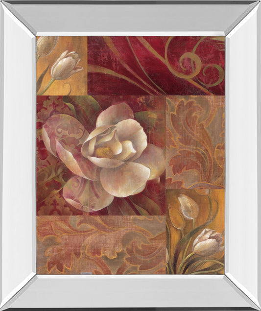 Variety Of Style I By Elaine Vollherbst-Lane - Mirror Framed Print Wall Art - Red