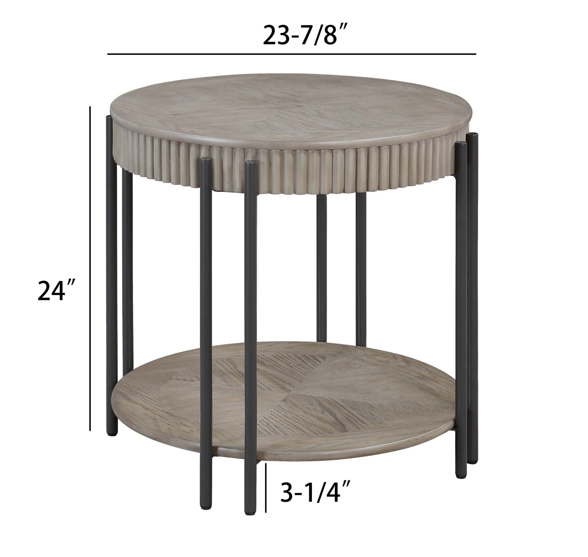 Providence - End Table - Light Brown Crown Mark