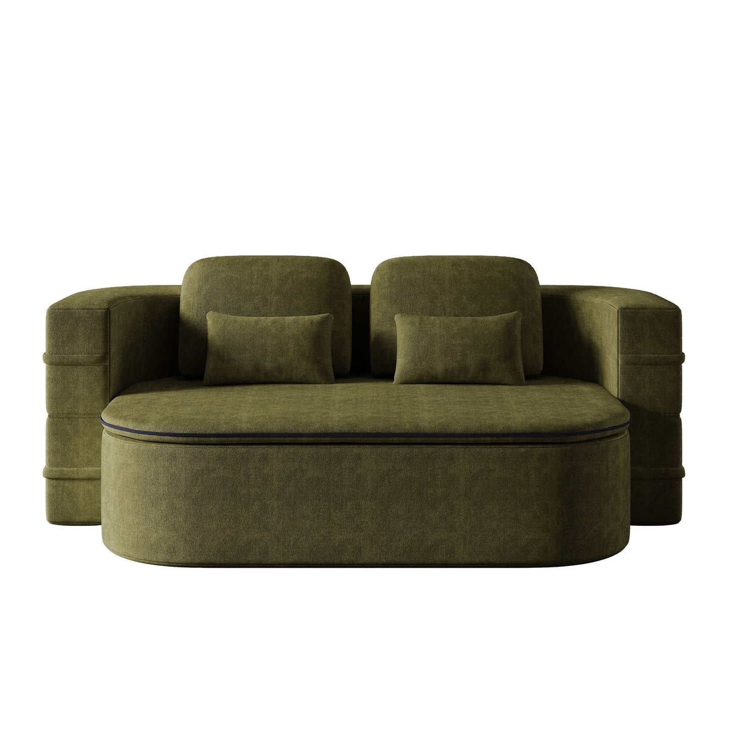 2 In 1 Foldable Sofa Bed With Multi Functional Blanket, Floor Lounge Sofa Home Essentials