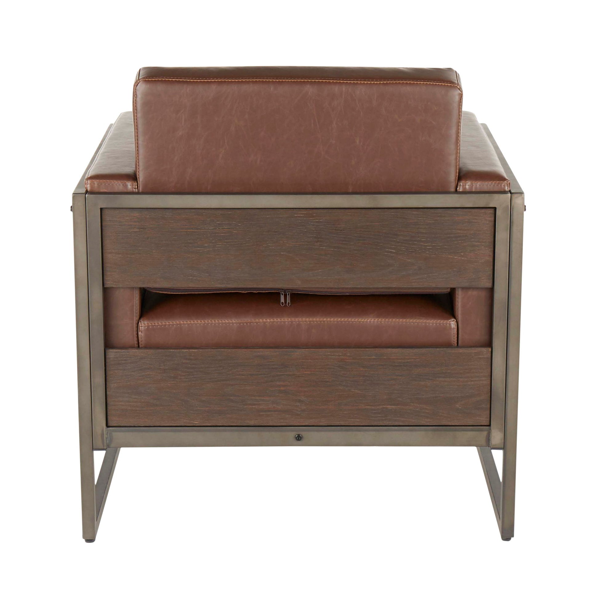Drift - Industrial Lounge Chair - Espresso Lumi Source