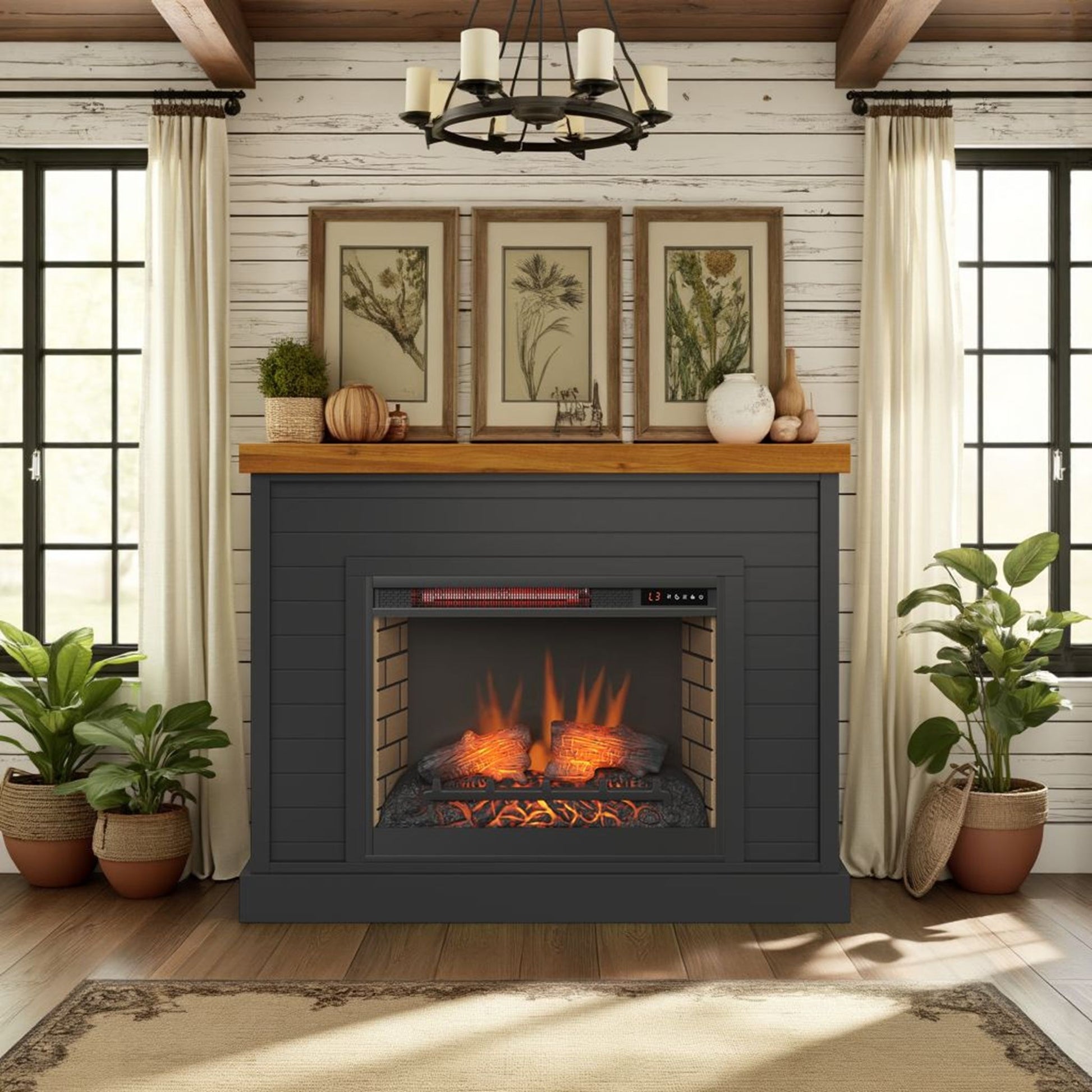 Washington - 48" Fireplace With Mantel Legends