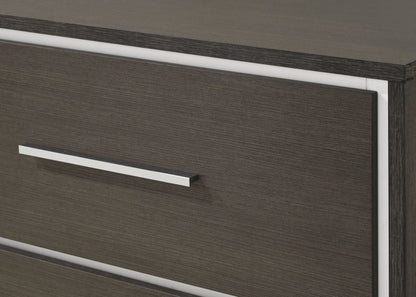Sharpe - Nightstand - Dark Gray Crown Mark