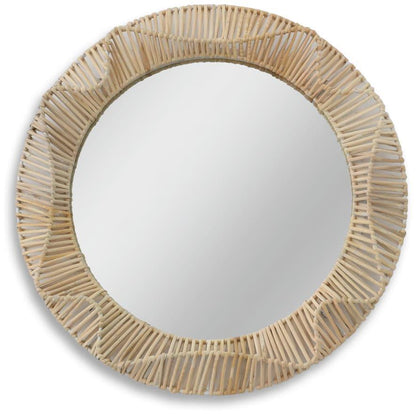 Sunwoven Halo - 24" x 24" Framed Wall Mirror Classy Art