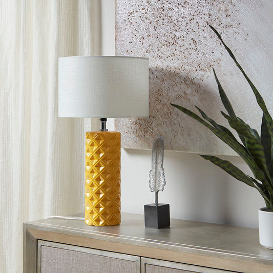 Macey - Table Lamp - Yellow