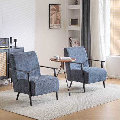 Modern Lounge Chair With Upholstery Noble House