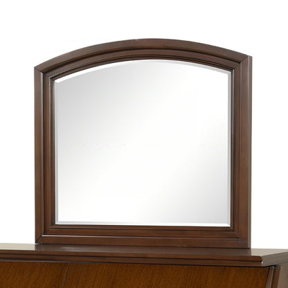 Meade - Arch Mirror With Low Distortion Glass - Dark Cherry Glory Furniture