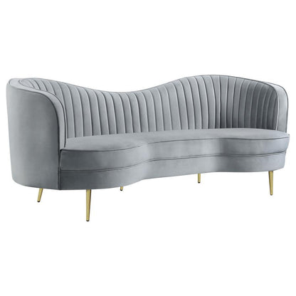 Sophia - Upholstered Channel Tufted Sofa Set CoasterEssence