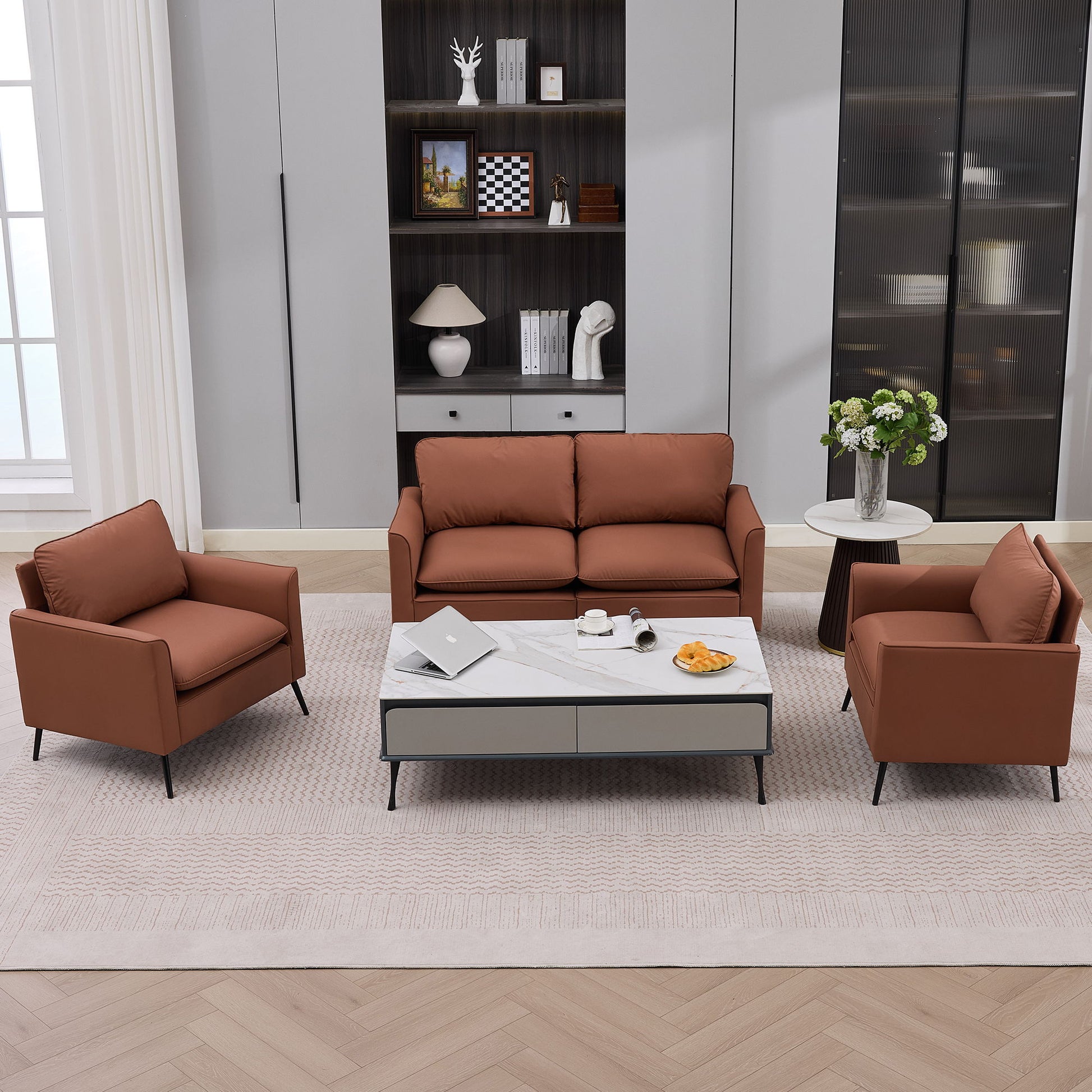 Upholstered Sofa Loveseat For Living Room Home Essentials