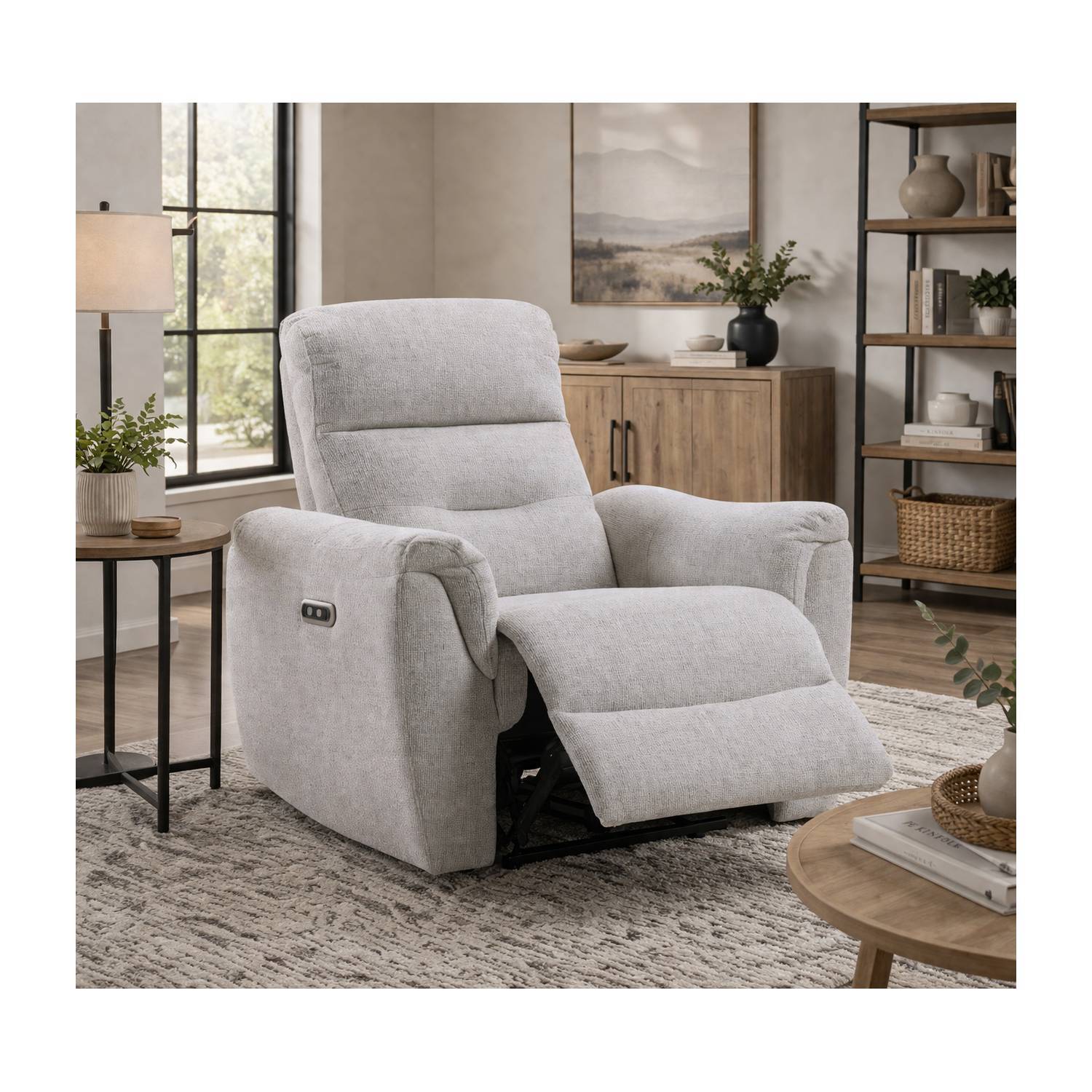 Eastre - Power Motion Recliner With USB Port - Gray Acme