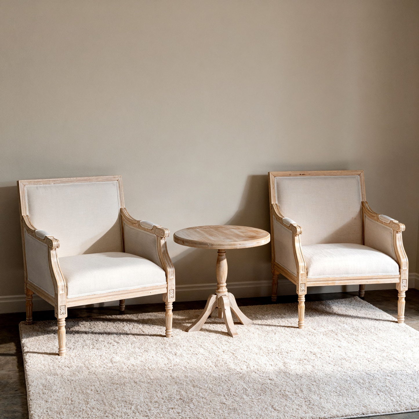 Accent Chair - Beige Home Essentials