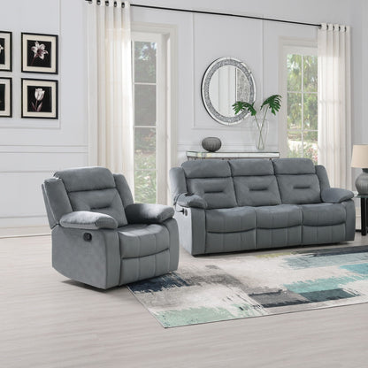 Contemporary Living Room Set With Pillow Arms And Headrest Support Home Essentials