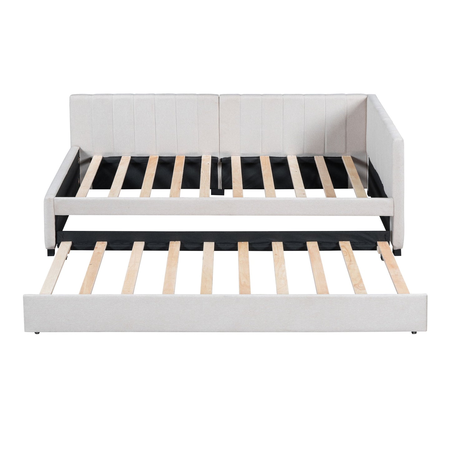 Upholstered Daybed, Sofa Bed Frame, No Box Spring Needed - Snoozhouse