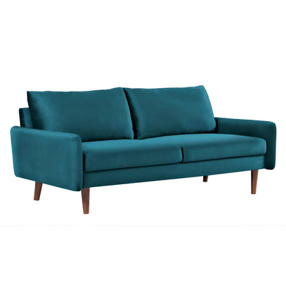 Upholstered Loveseat Sofa, 2 Seater Couch For Living Room Apartment US Pride