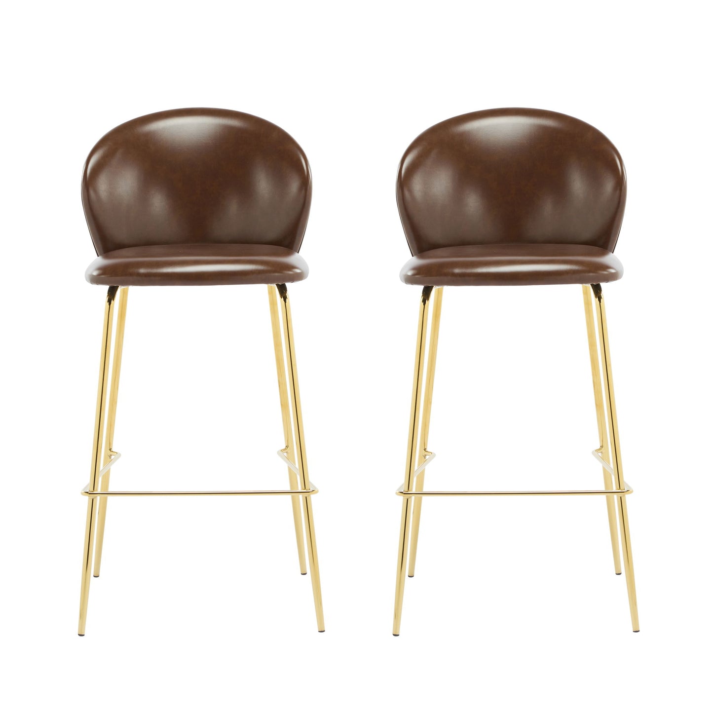 Kira - Upholstered Bar Stool (Set of 2) Noble House