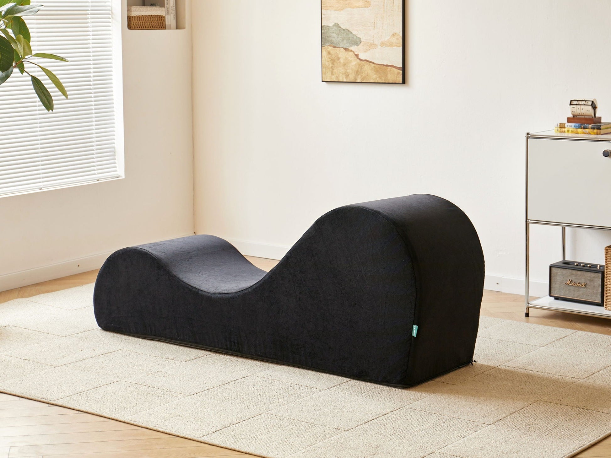 Solace - Chaise Lounge Chair Relaxation, Ergonomic Design With Soft Yet Firm High Density Foam Core - Snoozhouse