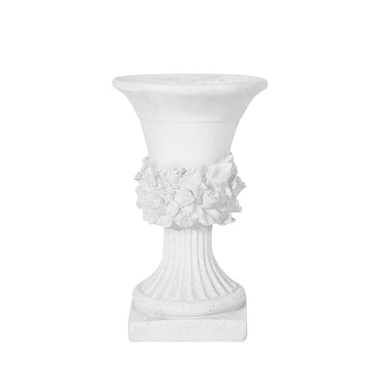Garden Durable Urn Planter - Antique White Noble House