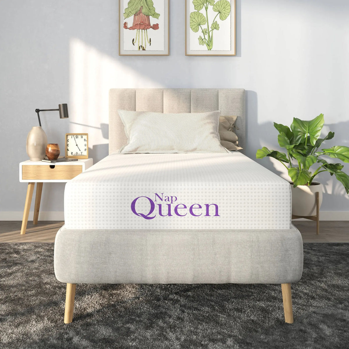 6" Size Memory Foam Mattress Daily Nest