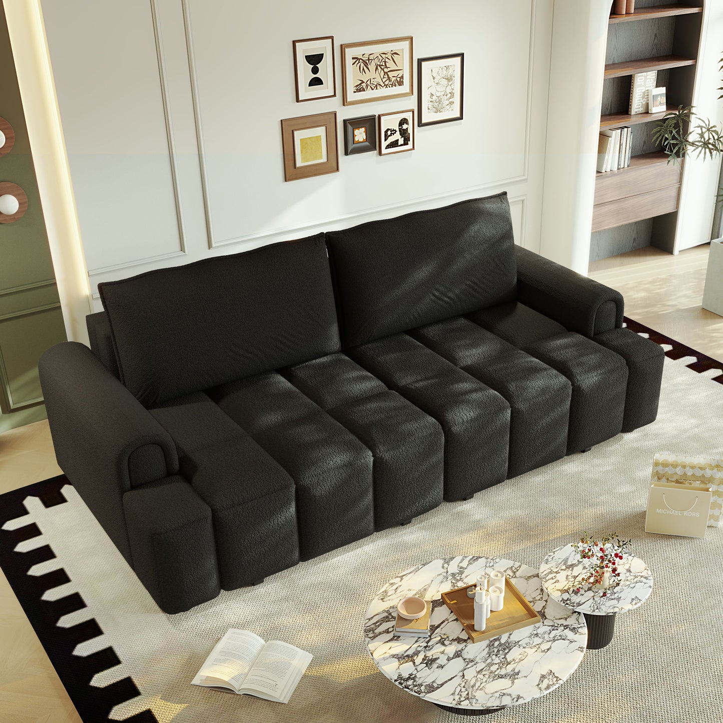 4 Seater Modern Couch With Seats Storage Home Essentials