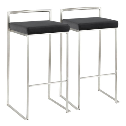 Fuji - Contemporary And Elegant Design Stackable Barstool Lumi Source