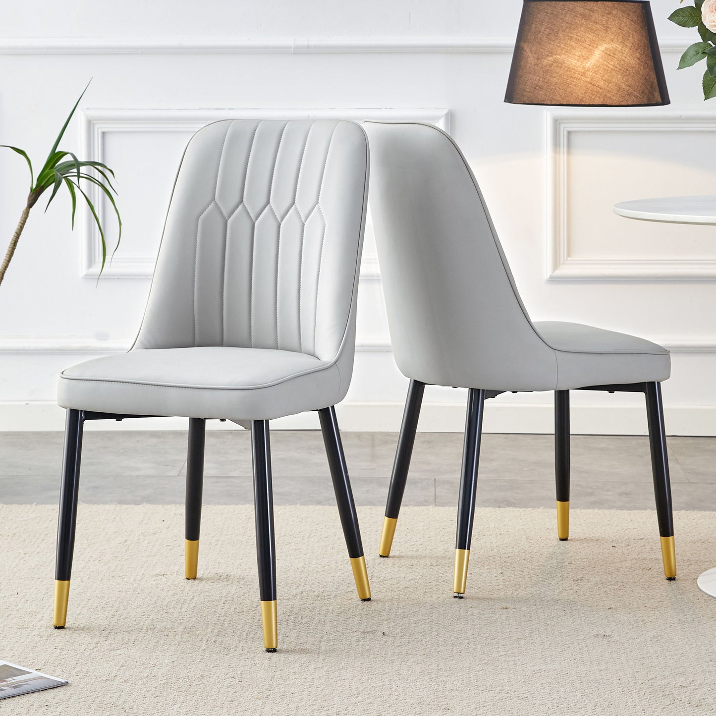 Modern Chair With Metal Legs Home Essentials