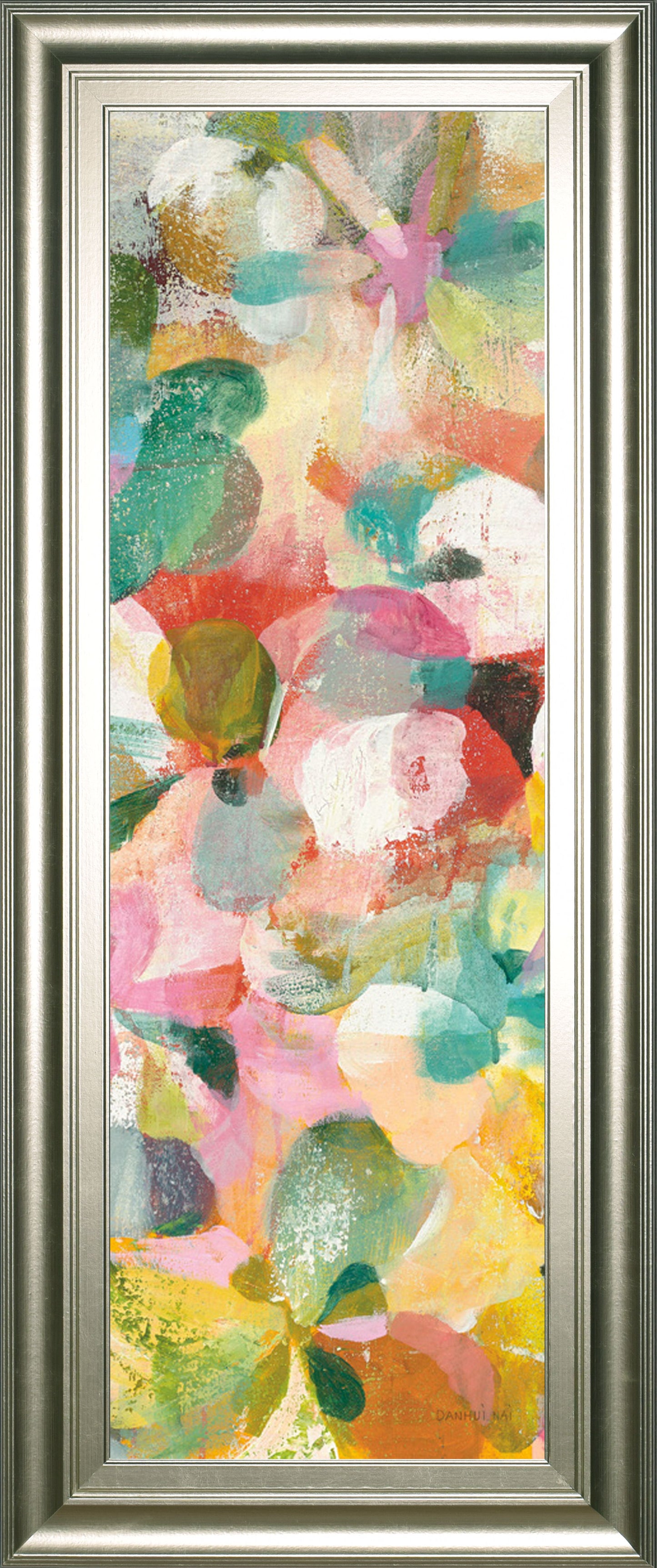 Happy Garden II By Danhui Nai - Wall Art - Pink