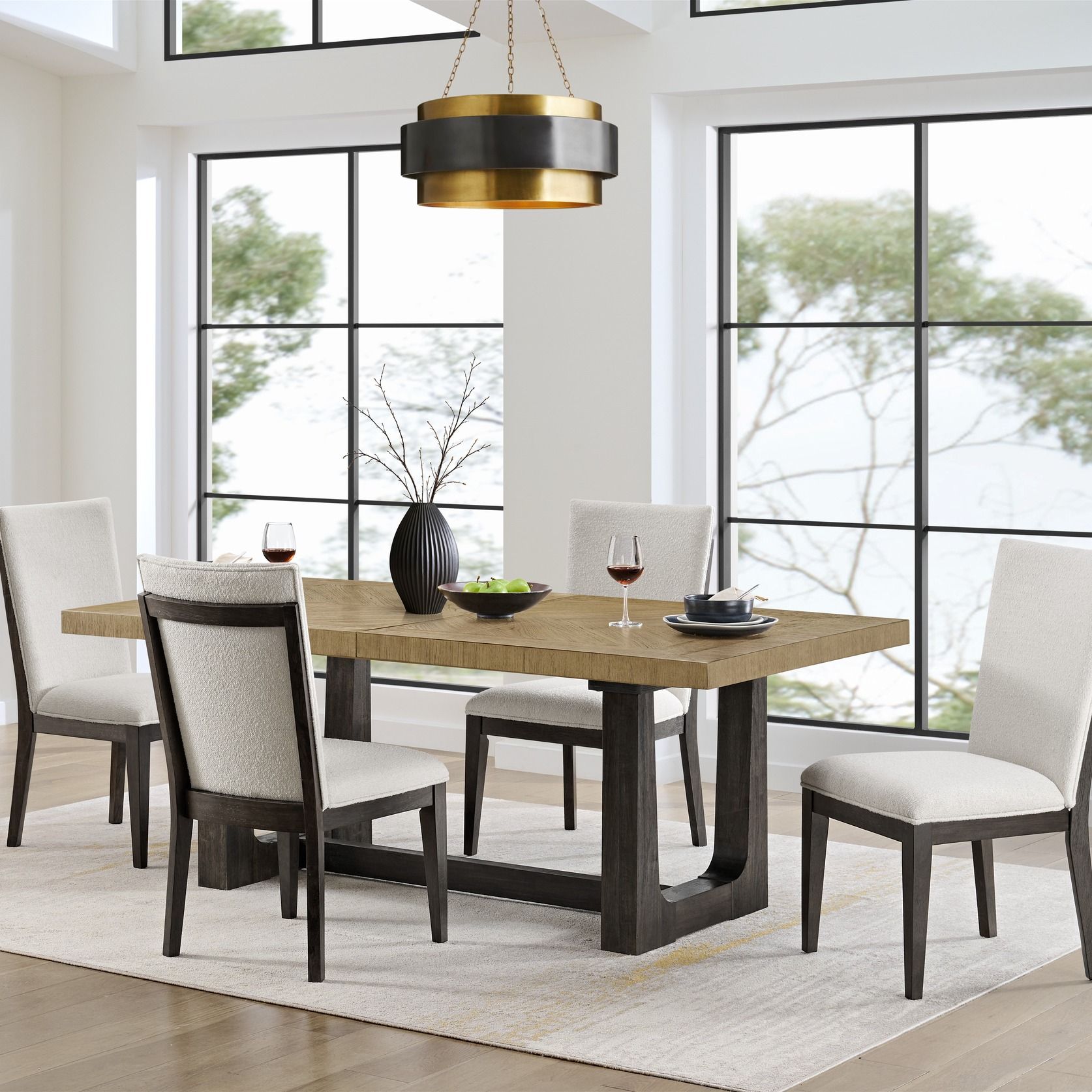 Table With Trestle Base Home Essentials