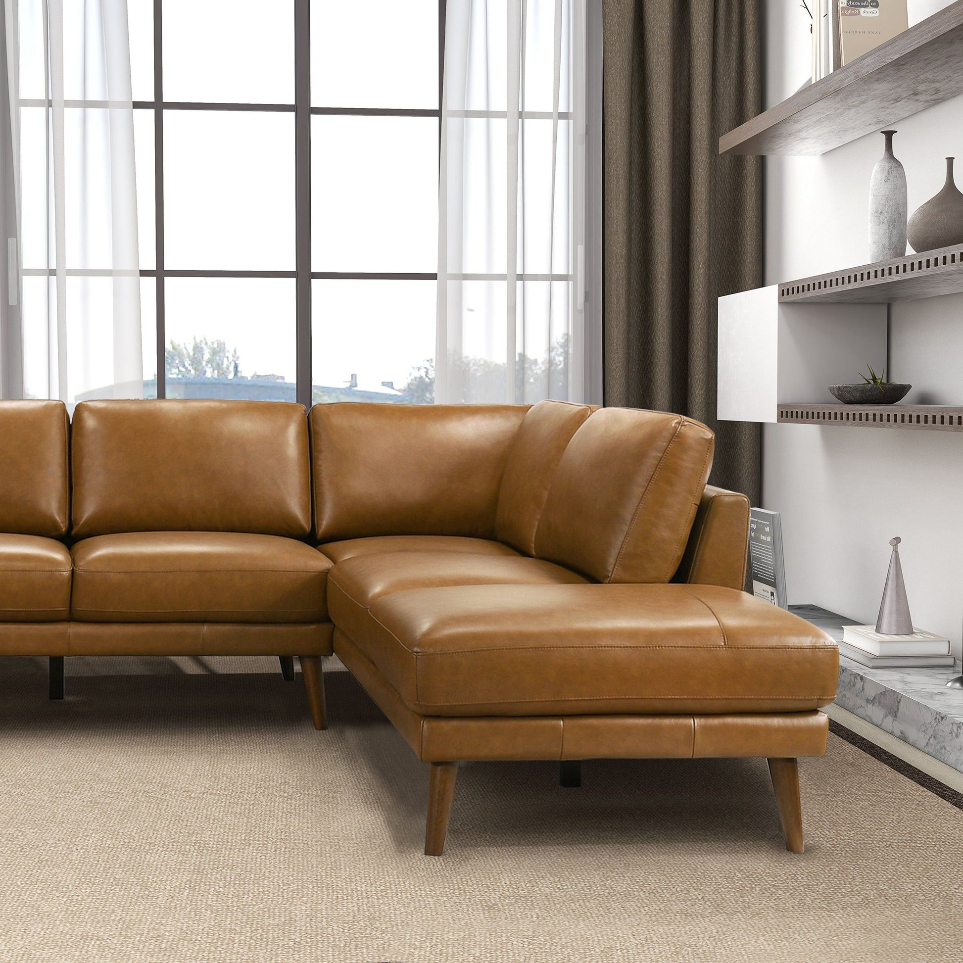 Benson - Sectional Sofa With Chaise Ashcroft Furniture
