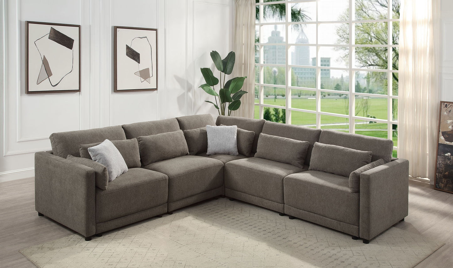 Rylie - Modular Sectional Sofa With Toss Pillows Acme