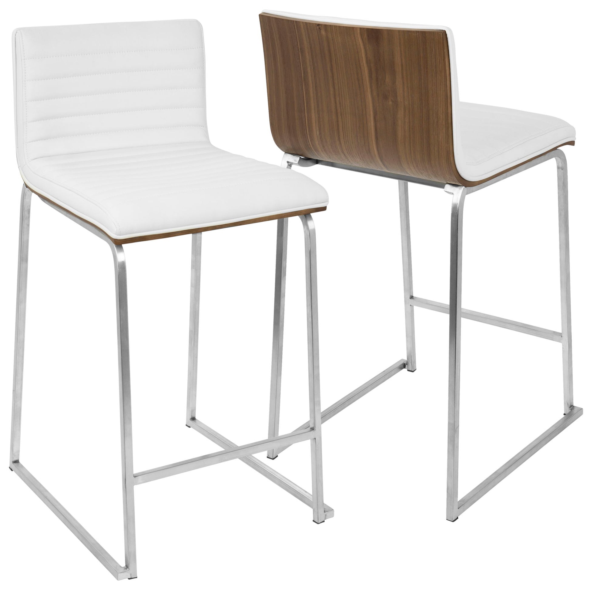 Mara - Contemporary Elegant Design Counter Stool (Set of 2) Lumi Source