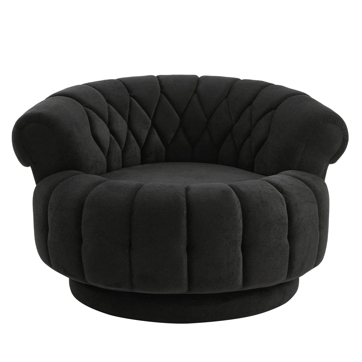 Round Swivel Accent Chair With Rotation Hearth and Haven