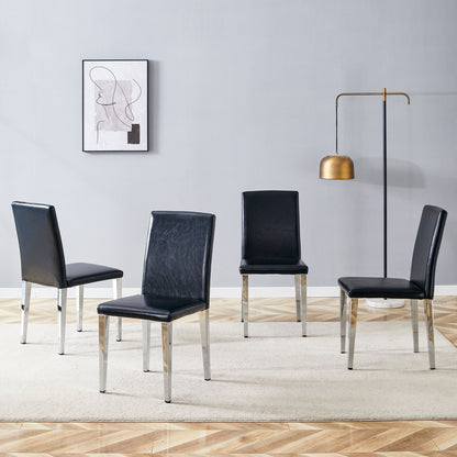 Simple And Versatile Dining Chairs With Metal Legs Home Essentials