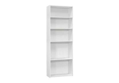 Bookshelf, Bookcase, 6 Tier, For Office, Transitional 8th Street