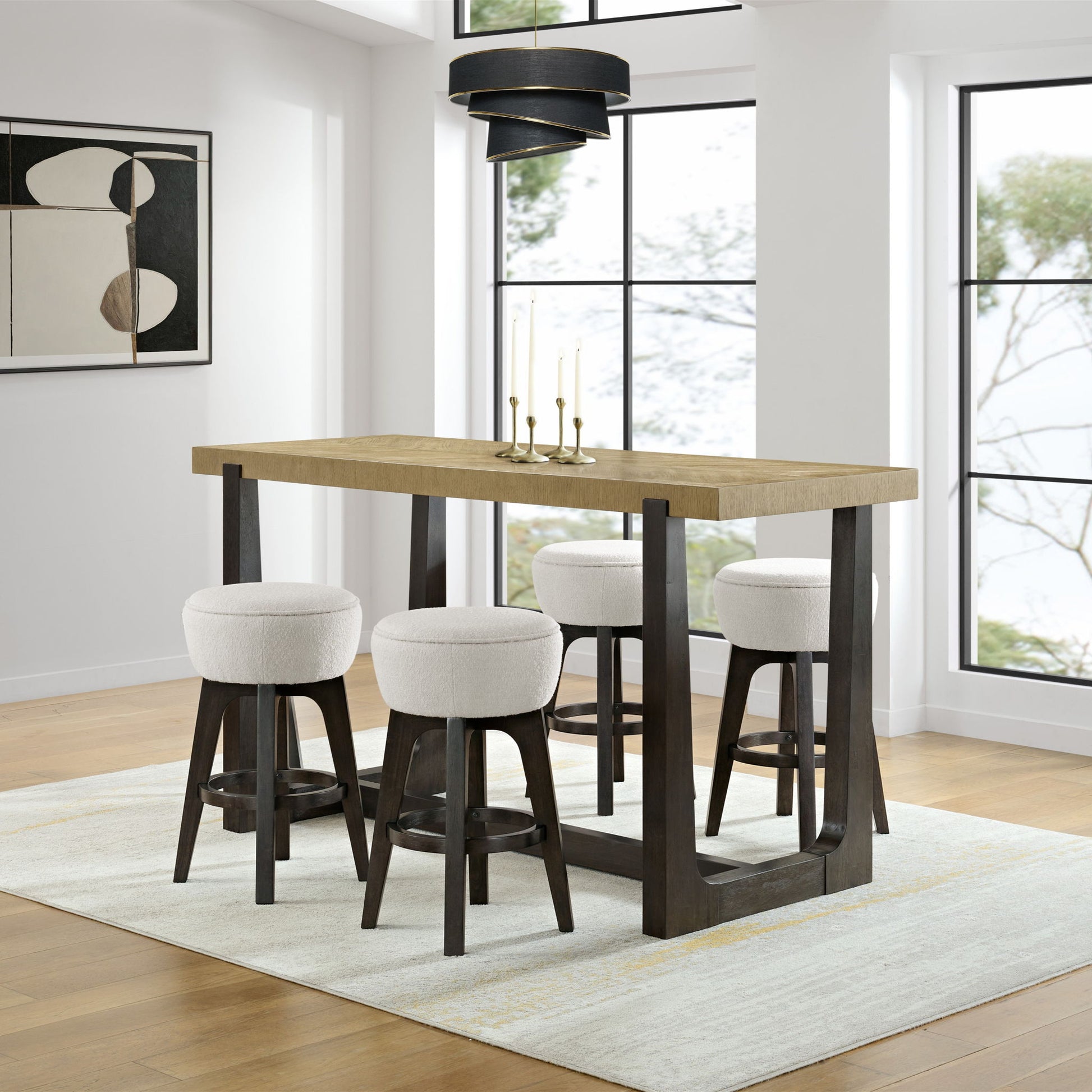 Table With Trestle Base Home Essentials