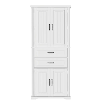 Elegant Multi Functional Storage Cabinet With Slide Rail Drawers, Adjustable Shelves Noble House