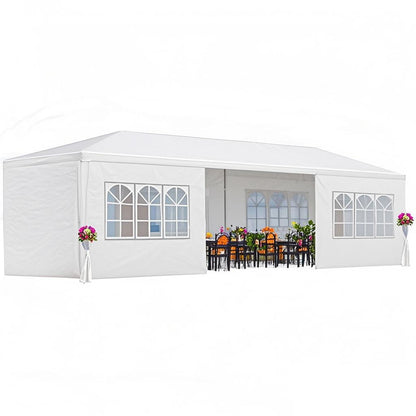 10X20' Outdoor Garden Gazebo Wedding Party Tent Canopy Marquee With Removable Sidewalls Home Essentials