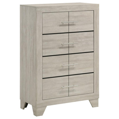 Trenton - 4-Drawer Bedroom Chest Of Drawers - Rustic Cream Coaster Fine Furniture