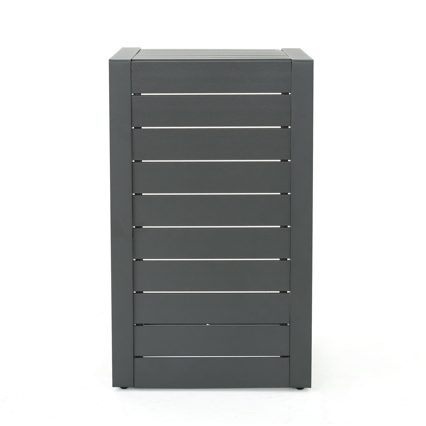 Aluminum Outdoor C - Shaped Side Table For Patio Noble House