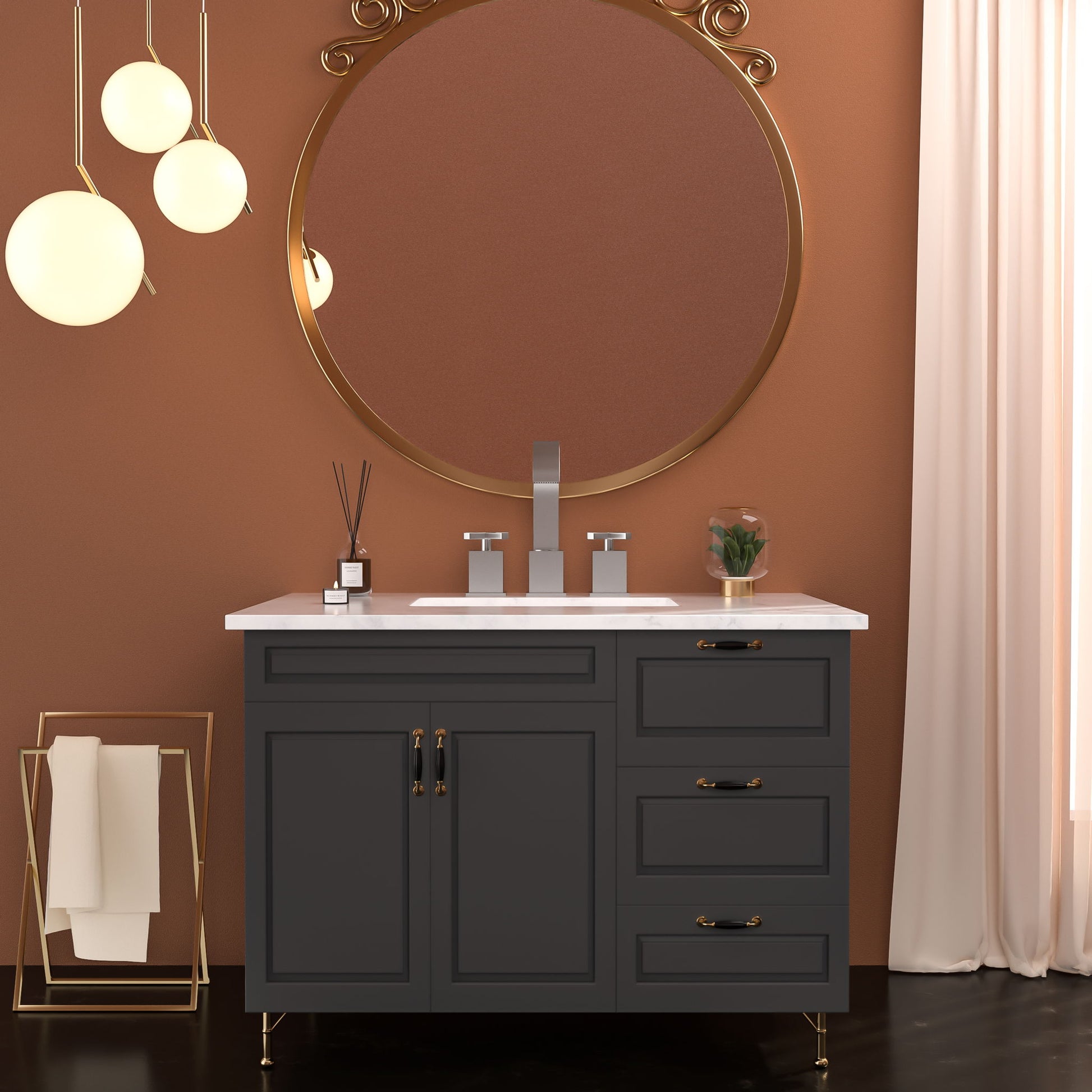 2 Handle Widespread Bathroom Faucet With Pop Up Drain And 2 Water Supply Lines - Brushed Nickel Daily Nest