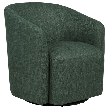 Sorenson - Swivel Accent Chair - Green Furniture Max