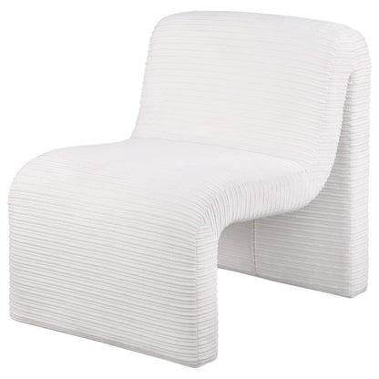 Drayton - Upholstered Curved Armless Accent Chair Coaster Fine Furniture