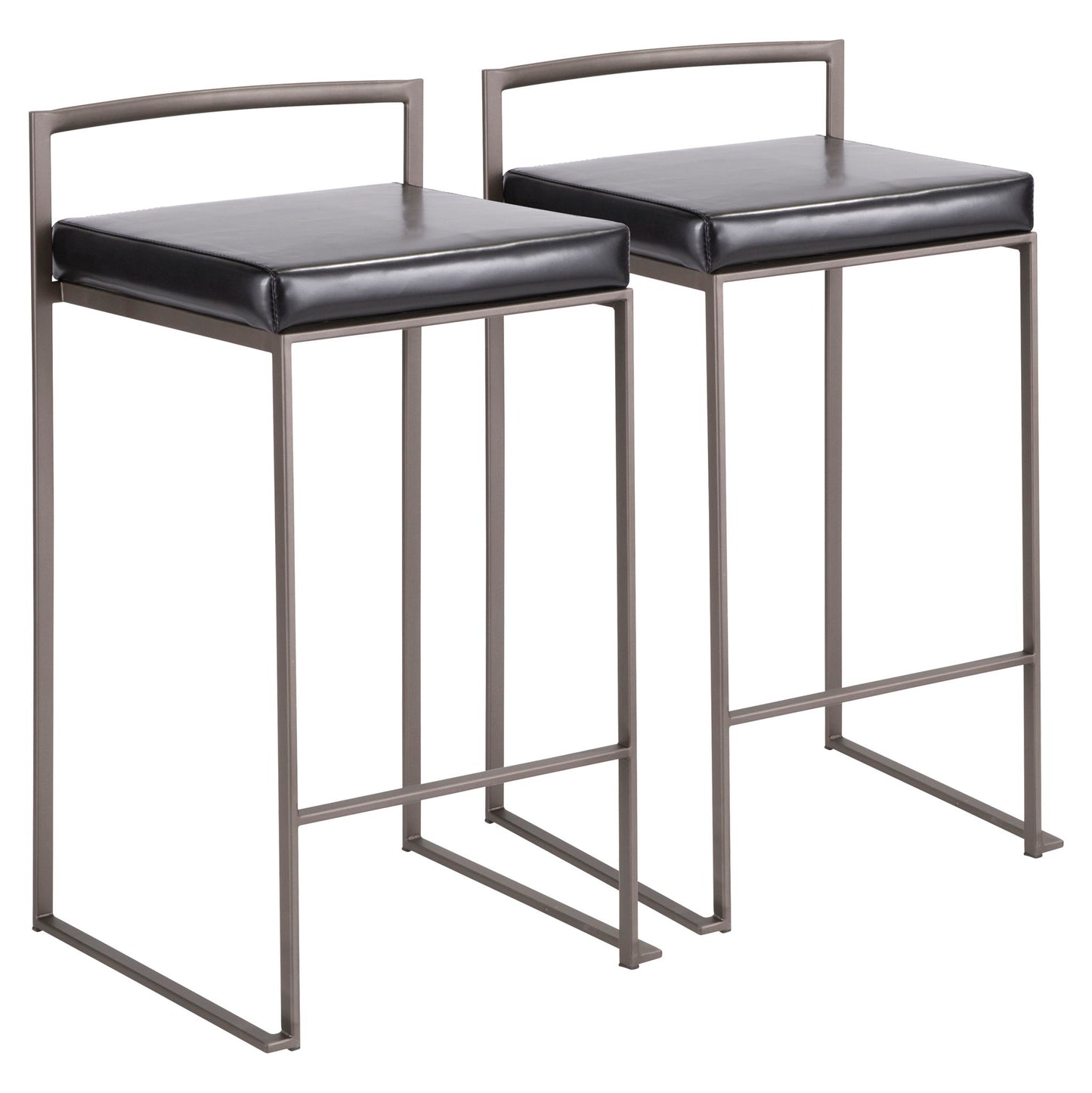 Fuji - Industrial Stackable Counter Stool Elegant Design Lumi Source