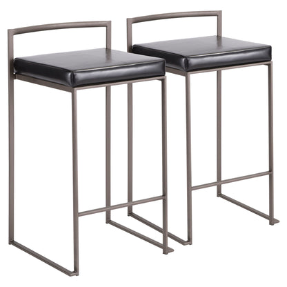 Fuji - Industrial Stackable Counter Stool Elegant Design Lumi Source