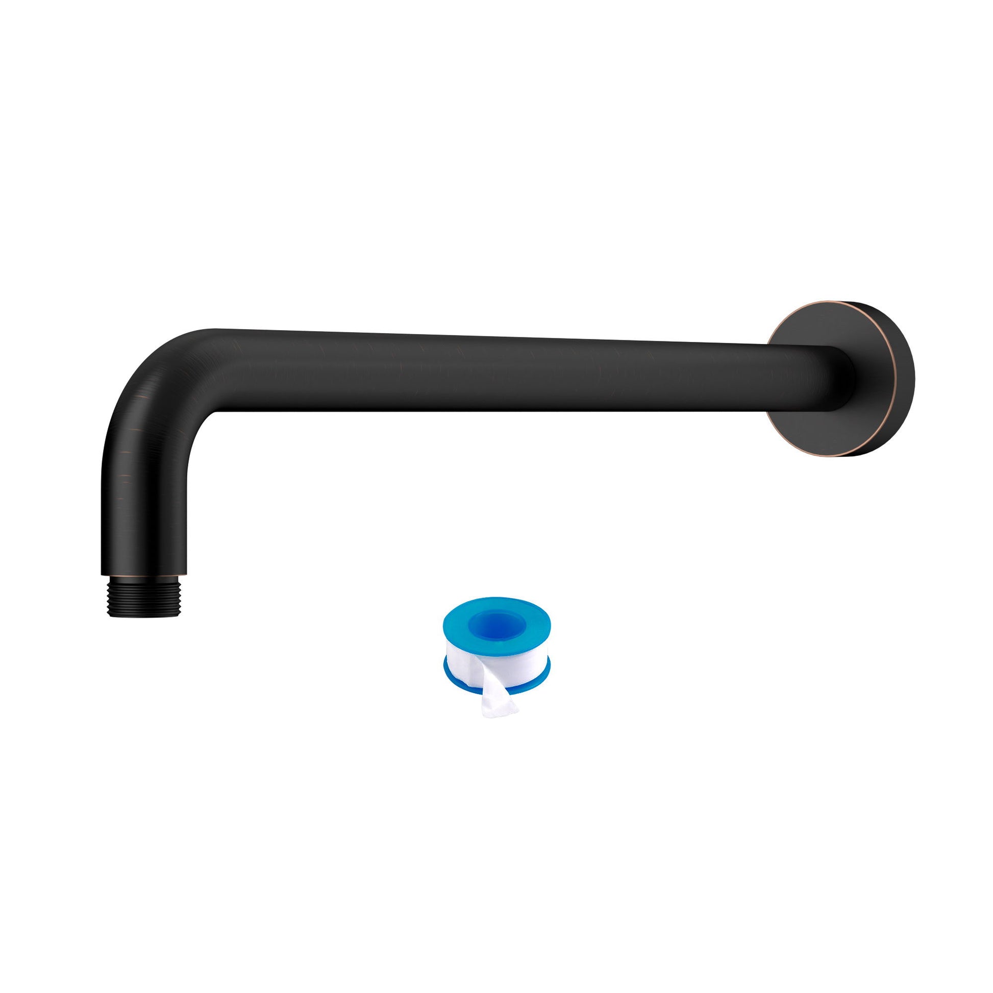 Oil Rubbed Bronze 16" Shower Arm With Flange, Stainless Steel, For Rain Shower Heads - Oil-Rubbed Bronze Daily Nest
